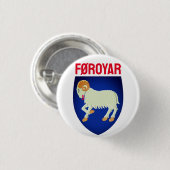 フェロー諸島の紋章(デンマーク) 缶バッジ (正面&裏面)