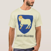 フェロー諸島の紋章 Tシャツ (正面)