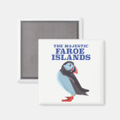 フェロー諸島パフィン マグネット (正面/裏面)