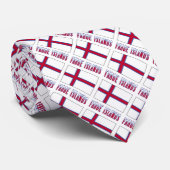 フェロー諸島フェロー諸島国旗のタイル張りパーソナル ネクタイ (ロール)