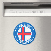 フェロー諸島ラウンドエンブレム マグネット (インサイチュ (食洗機))