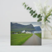 フェロー諸島ヴィダレイディ ポストカード (スタンド正面)