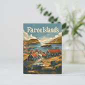 フェロー諸島ヴィンテージ ポストカード (スタンド正面)