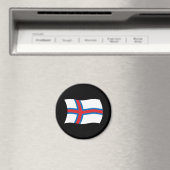 フェロー諸島国旗のマグネット マグネット (インサイチュ (食洗機))