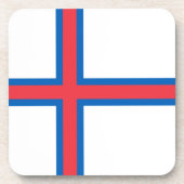 フェロー諸島国旗 コースター (正面)