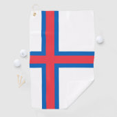 フェロー諸島国旗 ゴルフタオル (インサイチュ)