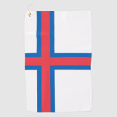 フェロー諸島国旗 ゴルフタオル (正面)