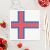 フェロー諸島国旗 スタンダードランチョンナプキン (インサイチュ)