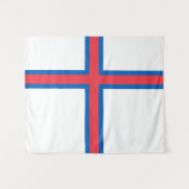 フェロー諸島国旗 タペストリー (正面(横))