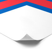 フェロー諸島国旗 ポスター (角)