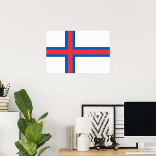 フェロー諸島国旗 ポスター
