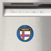 フェロー諸島国旗 マグネット (インサイチュ (食洗機))