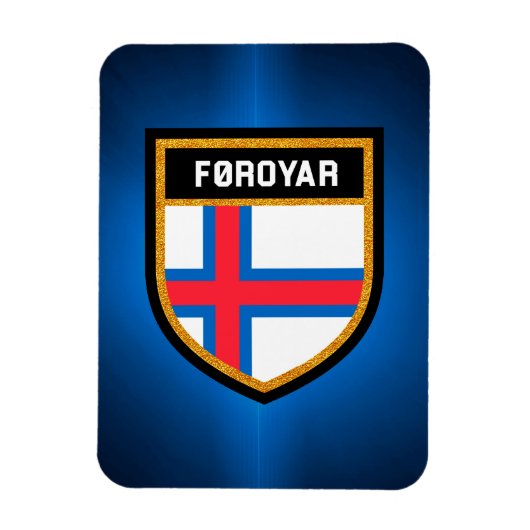 フェロー諸島国旗 マグネット (縦)