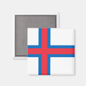 フェロー諸島国旗 マグネット (正面/裏面)