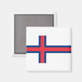 フェロー諸島国旗 マグネット (正面/裏面)