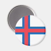 フェロー諸島国旗 マグネット (正面/裏面)
