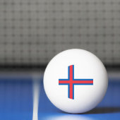 フェロー諸島国旗 卓球ボール (ネット)