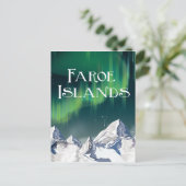 フェロー諸島旅行ポスター ポストカード (スタンド正面)