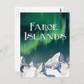 フェロー諸島旅行ポスター ポストカード (正面/裏面)