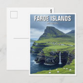 フェロー諸島 デンマーク 旅行 ポストカード (正面/裏面)