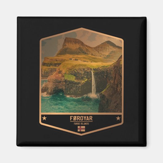 フェロー諸島 マグネット (正面)