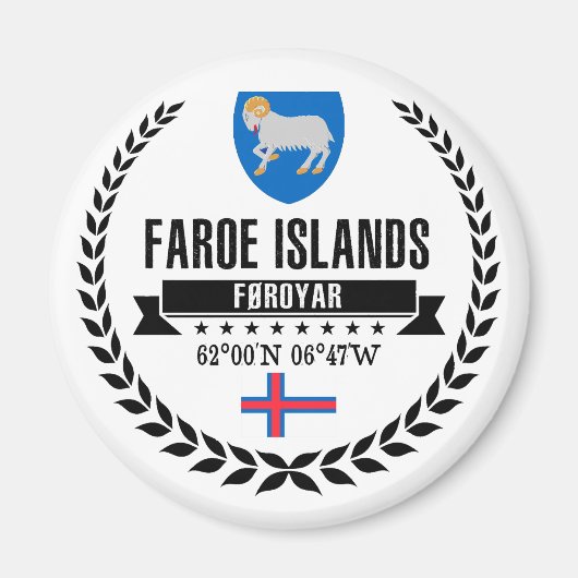 フェロー諸島 マグネット (正面)