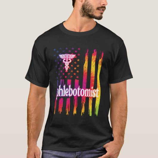 フェロ誇りを持ったボミスト米国国旗の切除術 Tシャツ (正面)