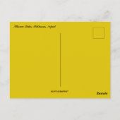 フェワ湖ポカラ・ネパールのボート ポストカード (裏面)