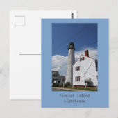 フェンウィックアイランドライトハウスポストカード ポストカード (正面/裏面)