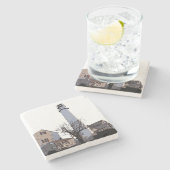 フェンウィック島灯 ストーンコースター (横)