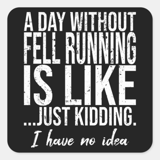 フェンシングおもしろいギフトアイディア スクエアシール (正面)