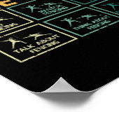 フェンシングおもしろいフェンサー私が見たことのある物 ポスター (角)