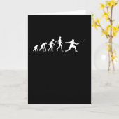 フェンシングおもしろい者の男女に対する贈与 カード (黄色い花)