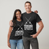 フェンシングおもしろフェンシング Tシャツ (ユニセックス)