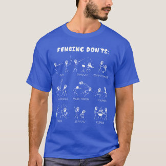 フェンシングが好きな女の子のための面白いプレゼント カトゥーニー Tシャツ