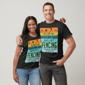 フェンシングのダジャレTシャツ Tシャツ (ユニセックス)