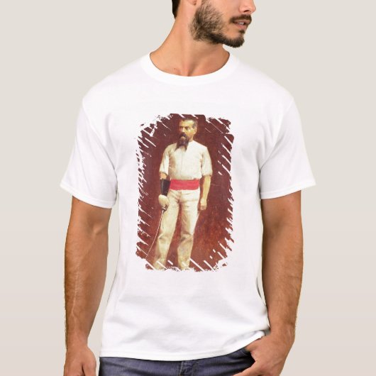 フェンシングの服1889年のリチャード・バートン Tシャツ (正面)