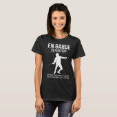フェンシングの準備 意味 フェンサー フェンシング Tシャツ (正面フル)