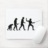 フェンシングの進化 マウスパッド (マウス)