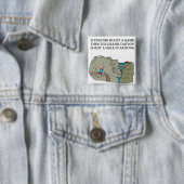 フェンシングのfencerの冗談 缶バッジ (インサイチュ)