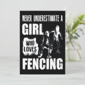 フェンシングを愛する女の子をウンダーが見守る シーズンカード (スタンド正面)