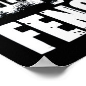 フェンシングを愛する女の子をウンダーが見守る ポスター (角)