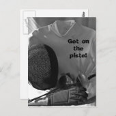 フェンシングギア ポストカード (正面/裏面)