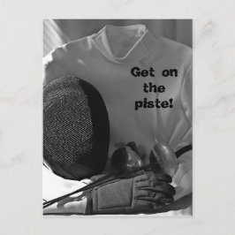 フェンシングギア ポストカード