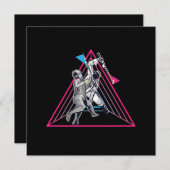 フェンシングゲーマーフェンサースポーツ90sフェンシング 招待状 (正面/裏面)