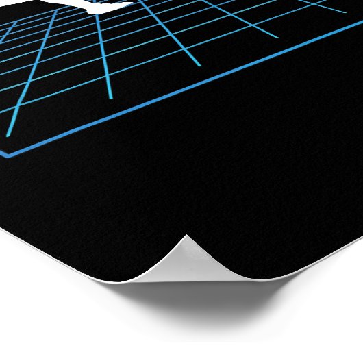 フェンシングゲームゲーマーフェンサースポーツフェンシング ポスター (角)