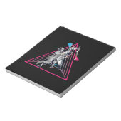 フェンシングゲームゲーマーフェンサースポーツ90sフェンシング ノートパッド (回転)