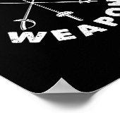 フェンシングサバーエペ箔エペfencer select ポスター (角)