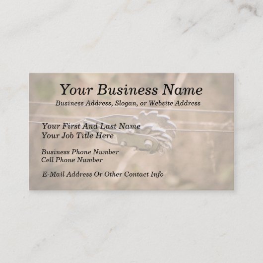 フェンシングザバックフォーティー 名刺 (正面)