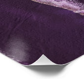 フェンシングシルエット光沢ポスター ポスター (コーナー)